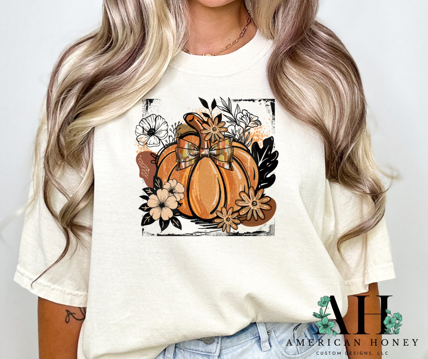 Floral Pumpkin Coquette