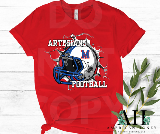 Artesian Football Helmet