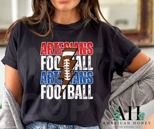 Artesian Football Red & Blue