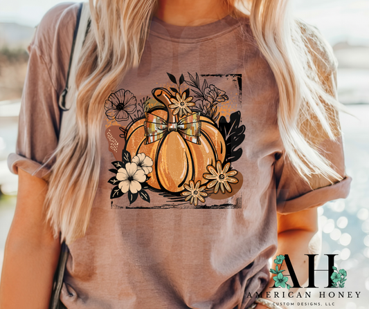 Floral Pumpkin Coquette
